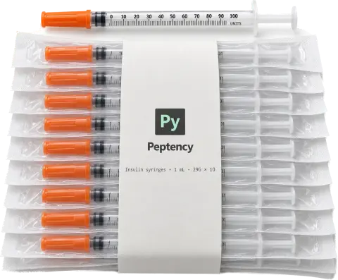 Insulin syringes × 10